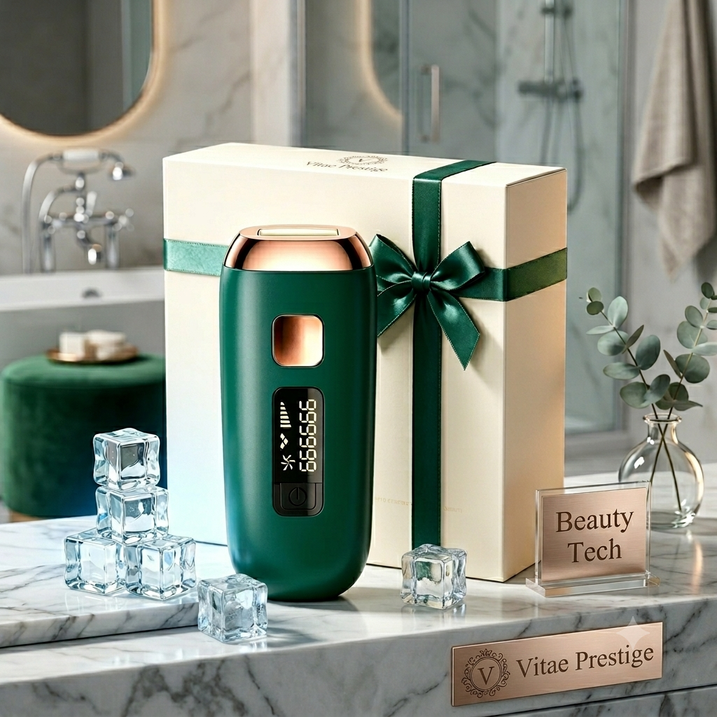 GlowErase Pro — Laser Hair Removal Device 990,000 Flashes + Cooling System